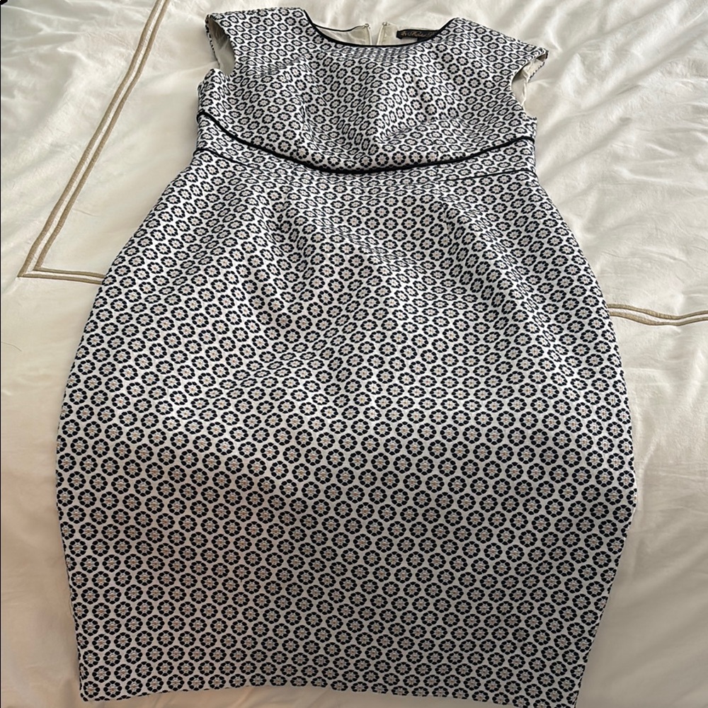 Brooks Brothers Black and White Dress corporate